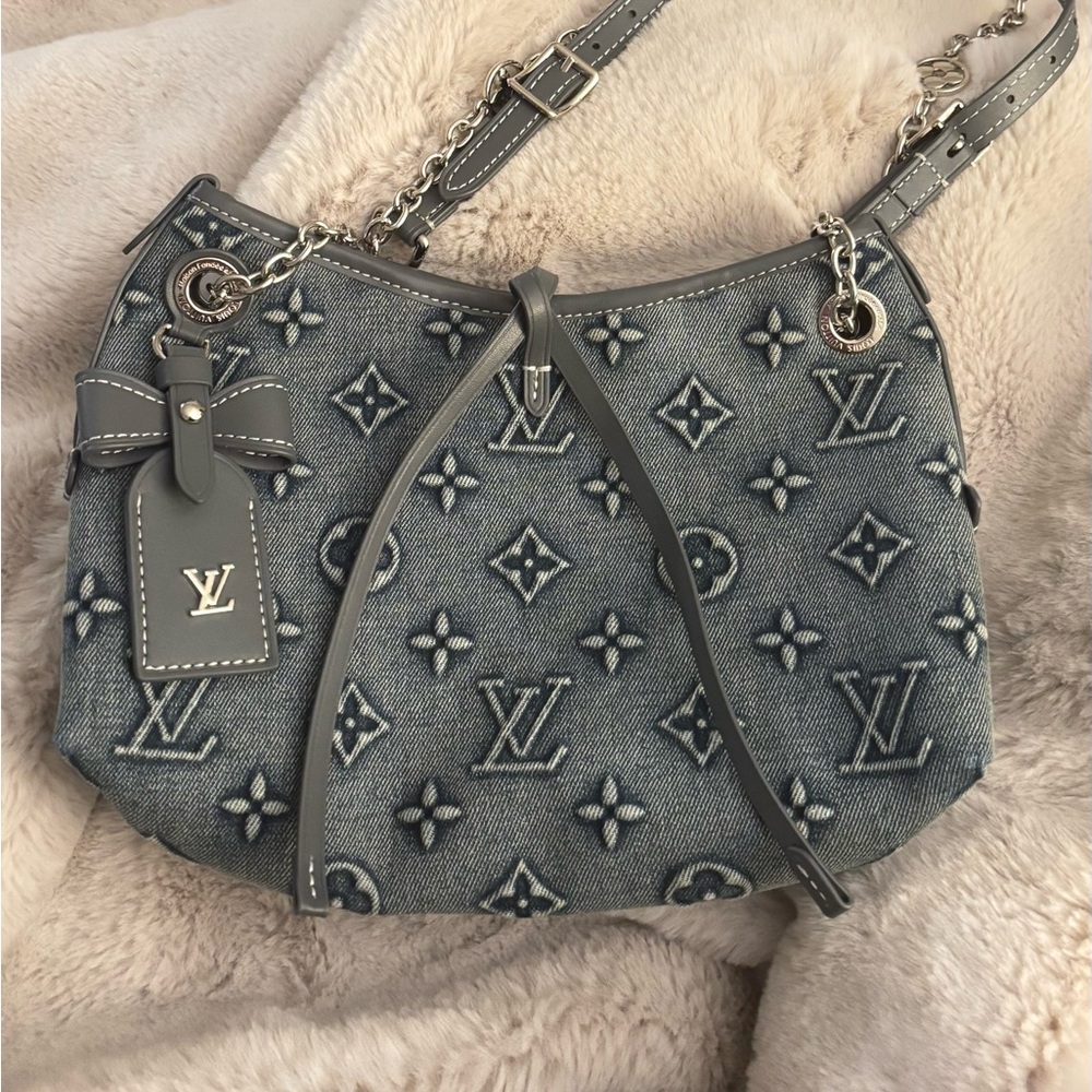 Louis Vuitton Blue Monogram Shoulder Bag